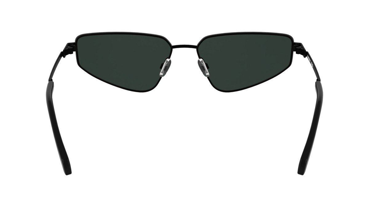 Occhiali da sole Calvin Klein Jeans CKJ25200S (002) colore matte black forma cat eye lenti solid grey