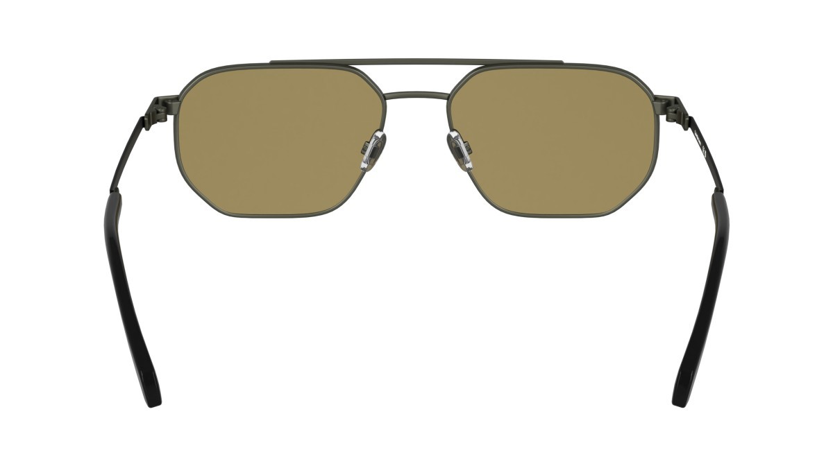 Sunglasses Calvin Klein Jeans CKJ25202S (014) color matte dark gunmetal shape rectangular lenses solid orange