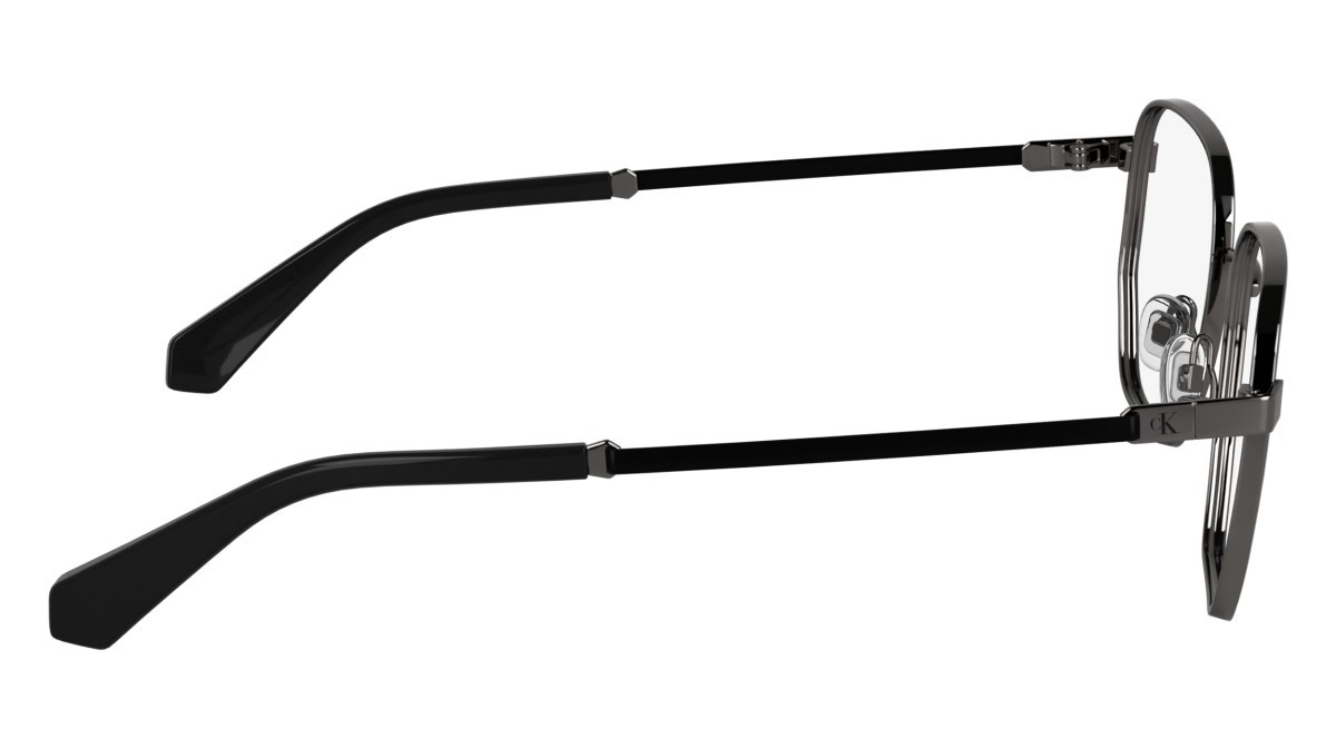 Brillen Calvin Klein Jeans CKJ25203 (017) farbe dark ruthenium form rechteckig gläser colore - 1