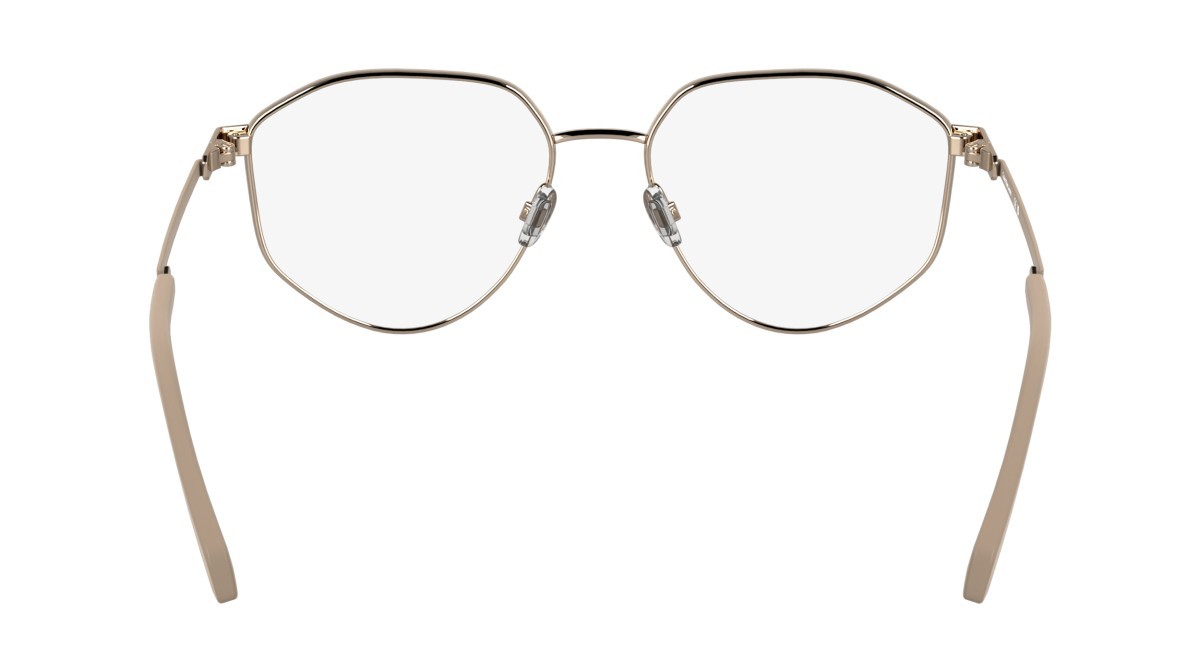 Brillen Calvin Klein Jeans CKJ25204 (770) farbe rose gold form rechteckig gläser colore - 4