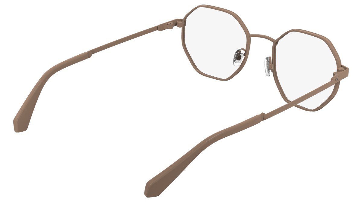 Occhiali da vista Calvin Klein Jeans CKJ25211 (770) colore rose gold/nude forma rettangolare 
