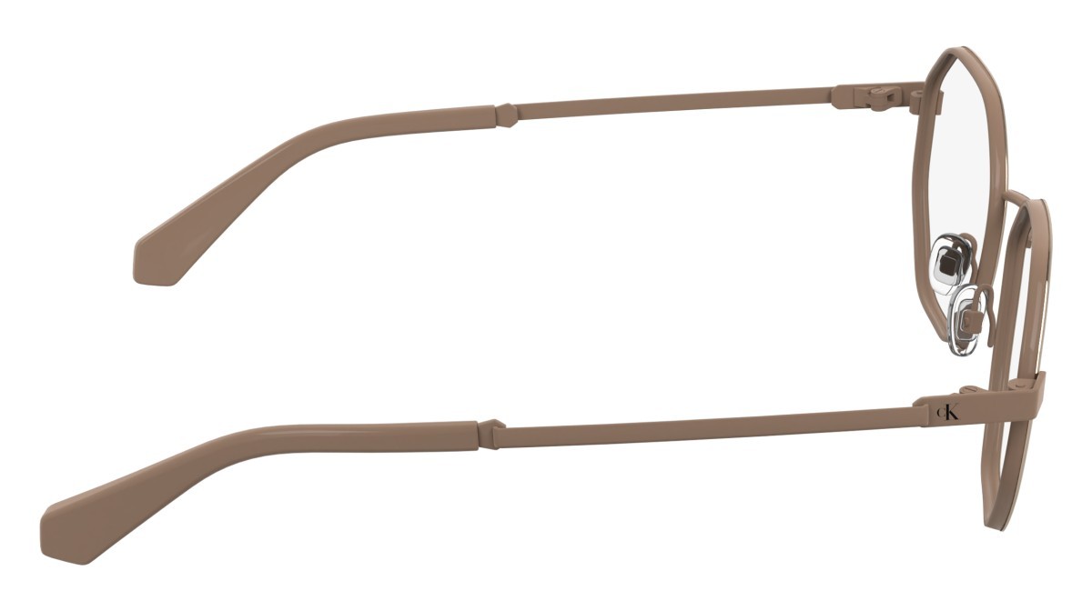 Occhiali da vista Calvin Klein Jeans CKJ25211 (770) colore rose gold/nude forma rettangolare 
