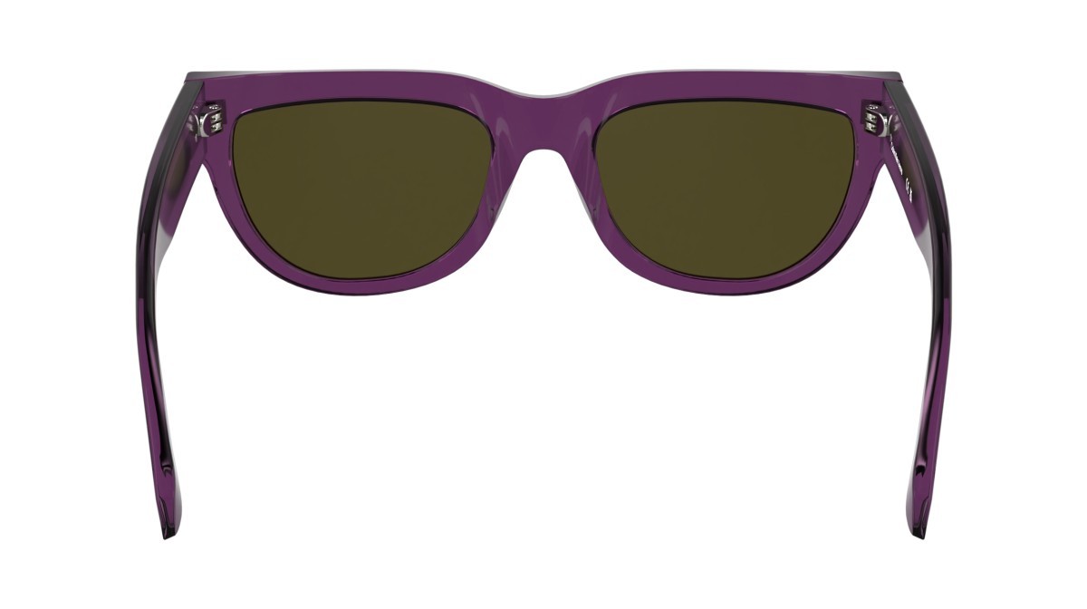 Occhiali da sole Calvin Klein Jeans CKJ25600S (208) colore brown to violet forma cat eye lenti solid brown