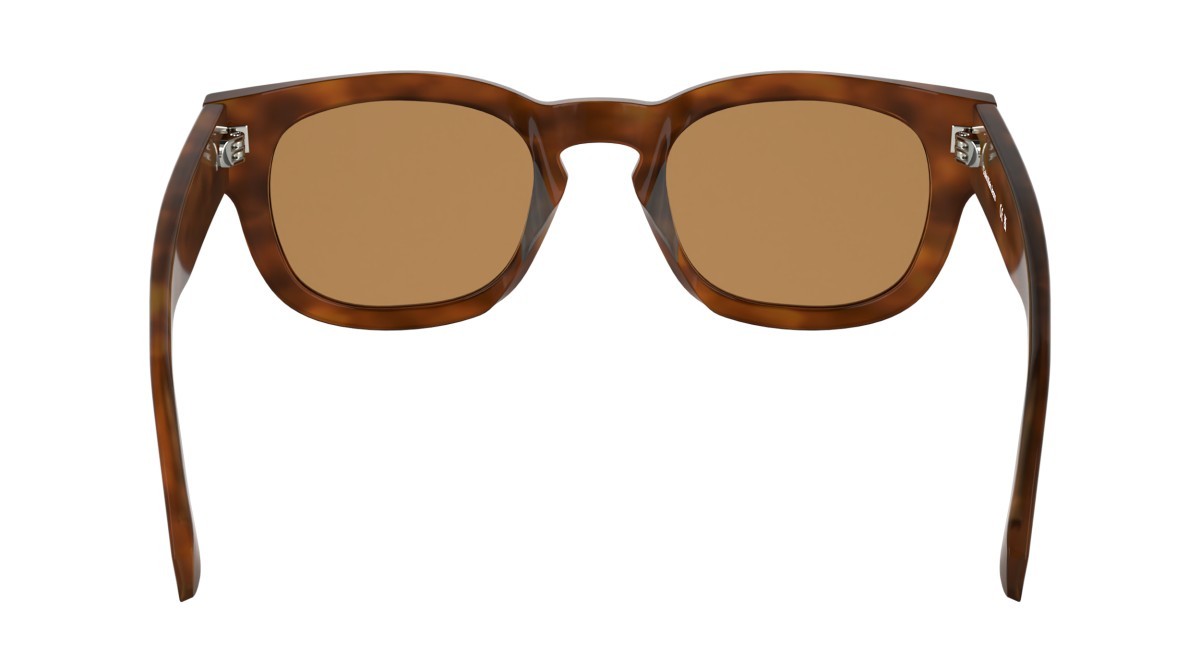 Occhiali da sole Calvin Klein Jeans CKJ25601S (201) colore brown to havana forma pantos lenti solid orange