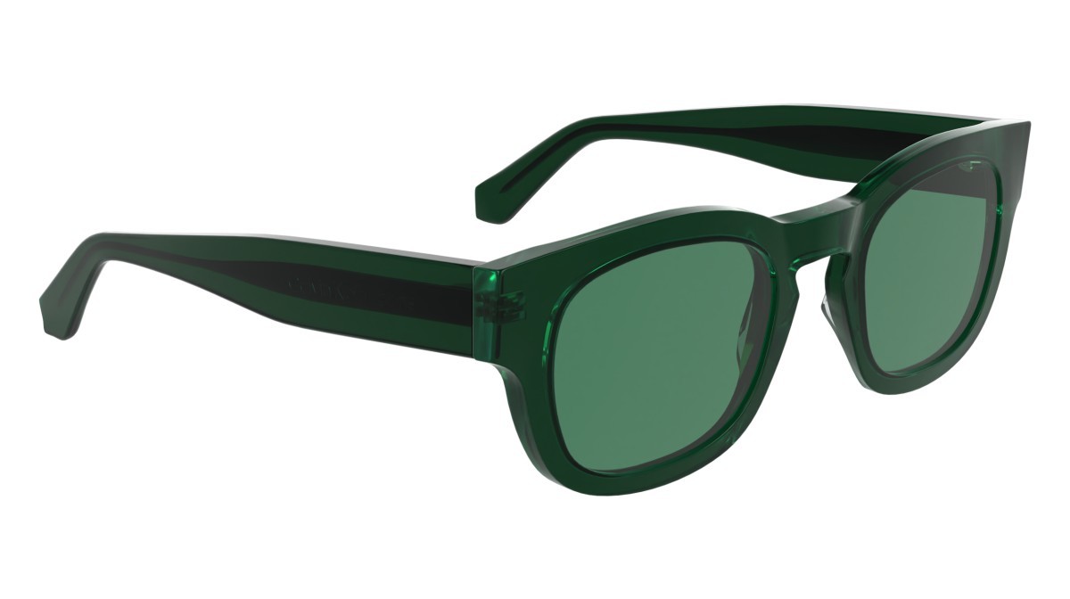 Sonnenbrillen Calvin Klein Jeans CKJ25601S (305) farbe green to dark green form pantos gläser solid green