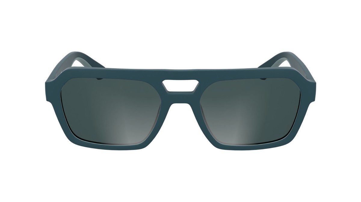 Sonnenbrillen Calvin Klein Jeans CKJ25603S (432) farbe matte petrol form rechteckig gläser solid smoke