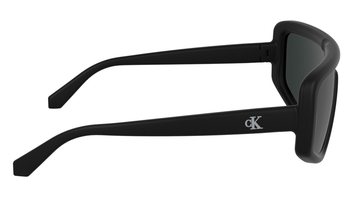 Sonnenbrillen Calvin Klein Jeans CKJ25605S (002) farbe matte black form maske gläser solid grey