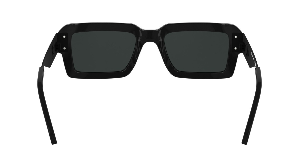 Sunglasses Calvin Klein Jeans CKJ25606S (001) color black shape rectangle lenses solid grey