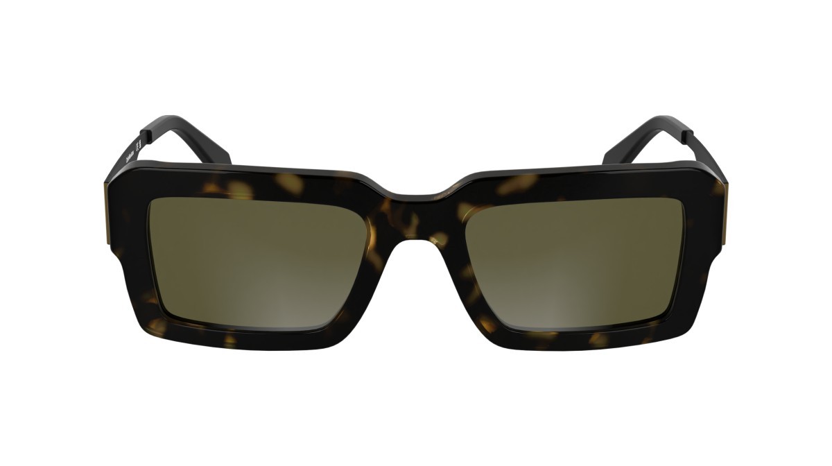 Occhiali da sole Calvin Klein Jeans CKJ25606S (242) colore dark havana forma rettangolare lenti solid brown