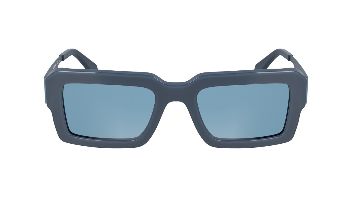 Occhiali da sole Calvin Klein Jeans CKJ25606S (400) colore blue forma rettangolare lenti solid blue