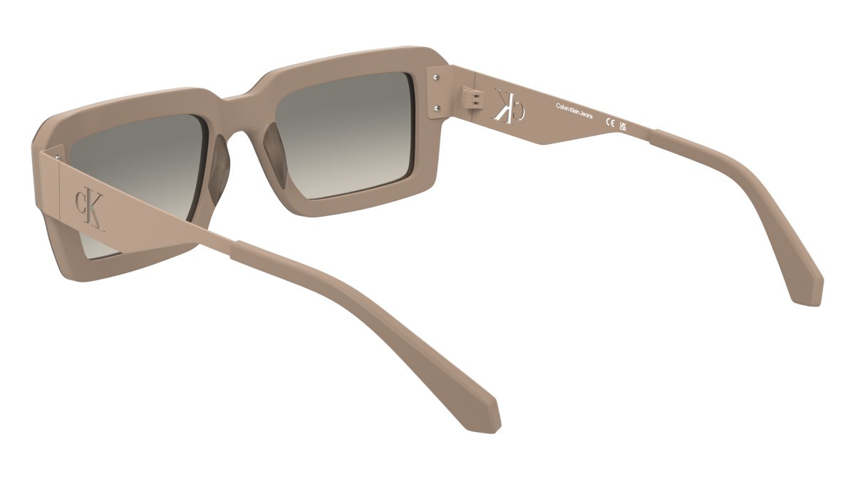 Sunglasses Calvin Klein Jeans CKJ25606S (671) color blush shape rectangle lenses gradient taupe nude