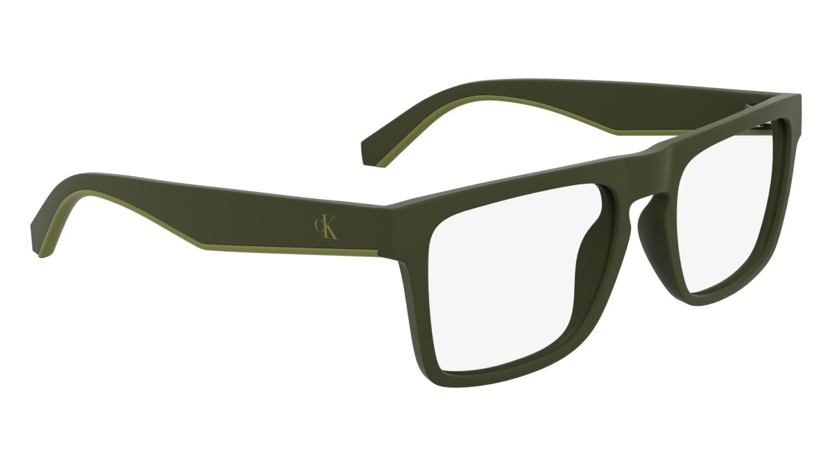 Brillen Calvin Klein Jeans CKJ25612 N (309) farbe matte khaki form rechteckig 