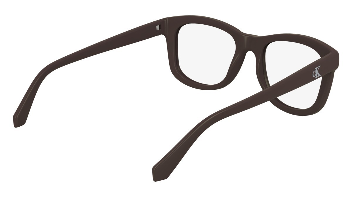 Brillen Calvin Klein Jeans CKJ25614 (210) farbe matte brown form rechteckig gläser colore - 4