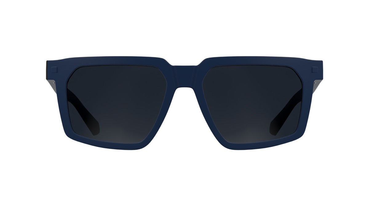 Sonnenbrillen Calvin Klein Jeans CKJ25621S (400) farbe matte blue form rechteckig gläser solid blue
