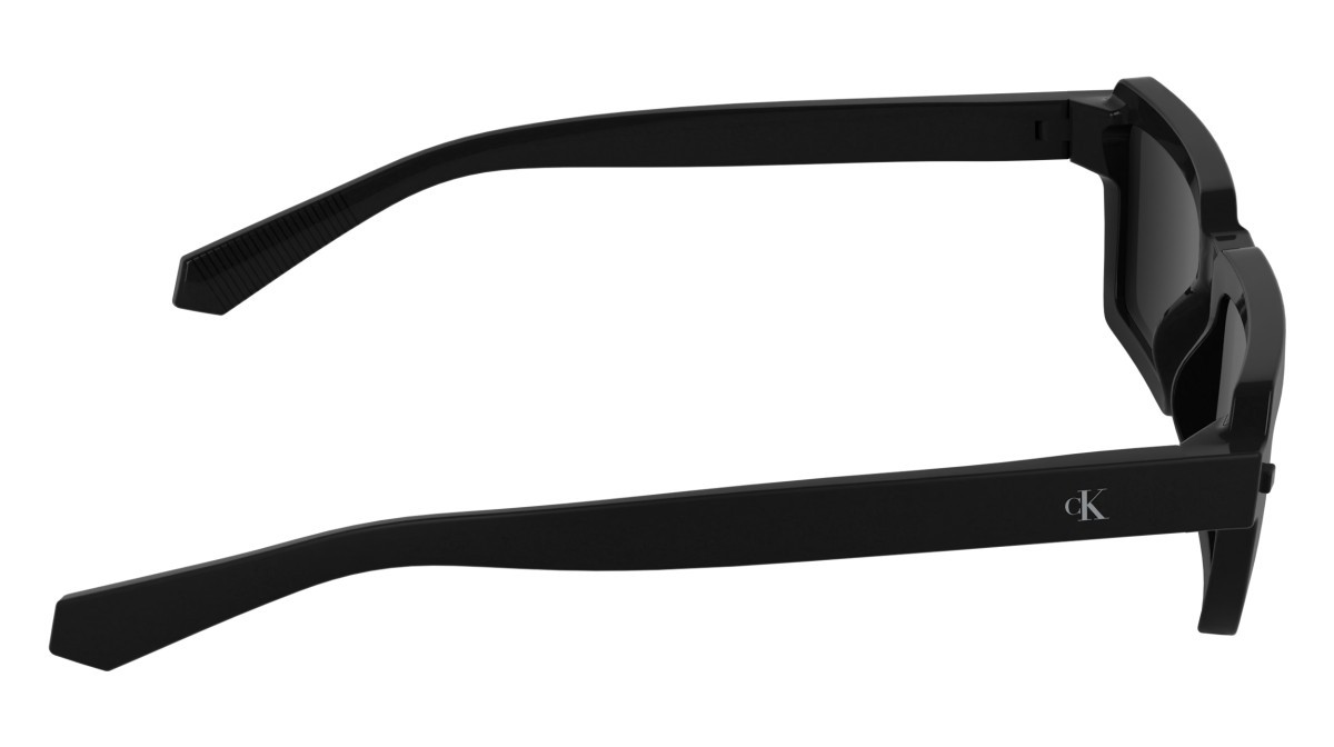 Sonnenbrillen Calvin Klein Jeans CKJ25622S (001) farbe black form rechteckig gläser solid grey