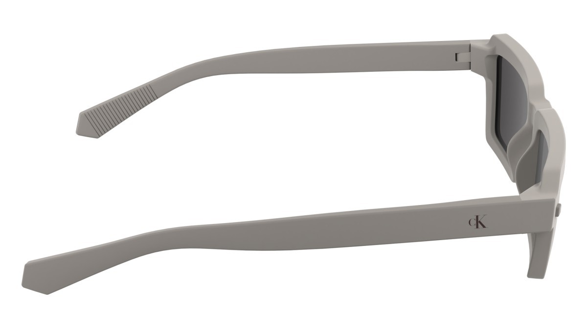 Sonnenbrillen Calvin Klein Jeans CKJ25622S (260) farbe matte taupe form rechteckig gläser solid grey