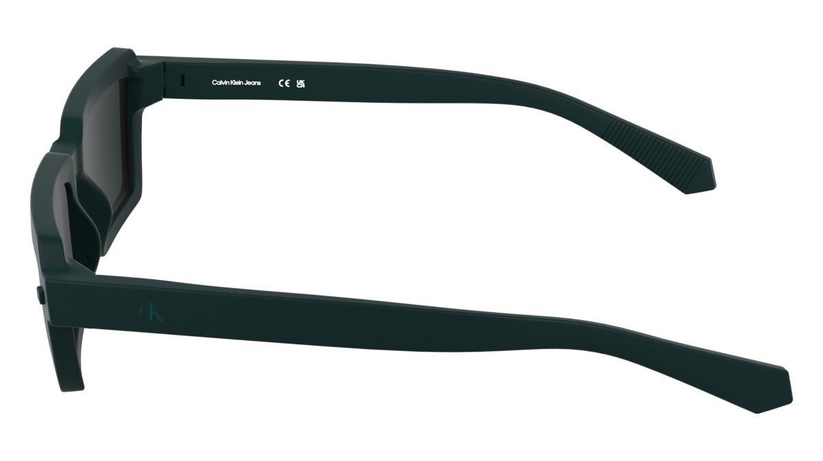 Sonnenbrillen Calvin Klein Jeans CKJ25622S (432) farbe matte petrol form rechteckig gläser solid smoke