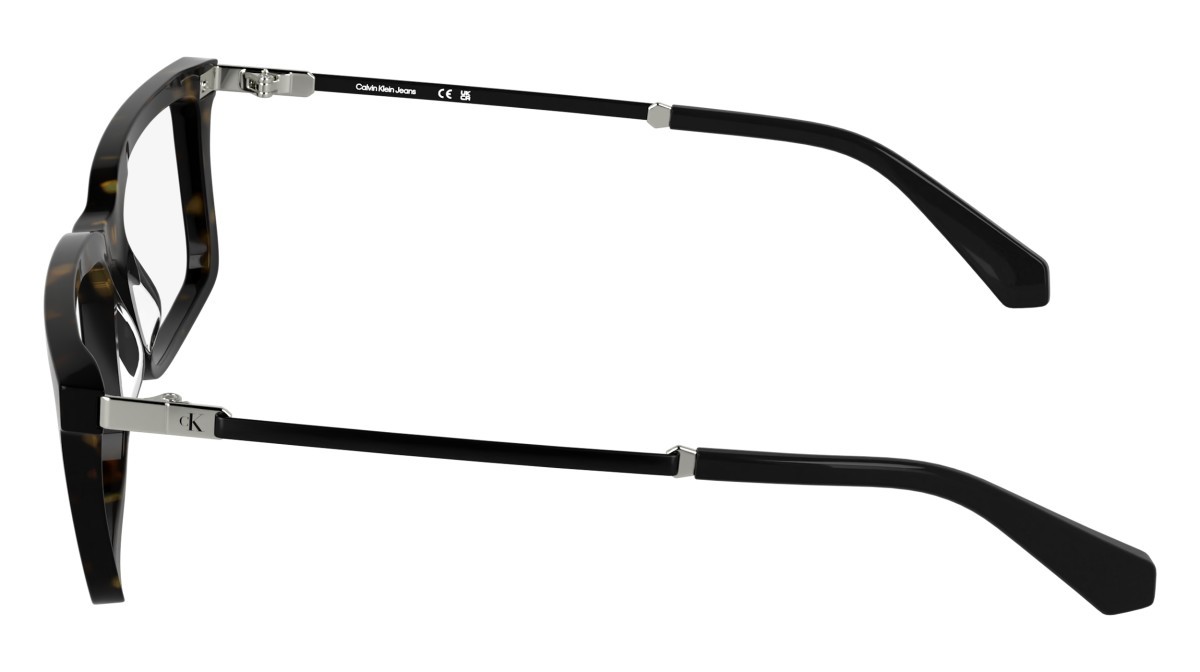 Brillen Calvin Klein Jeans CKJ25625 (242) farbe dark havana form rechteckig 