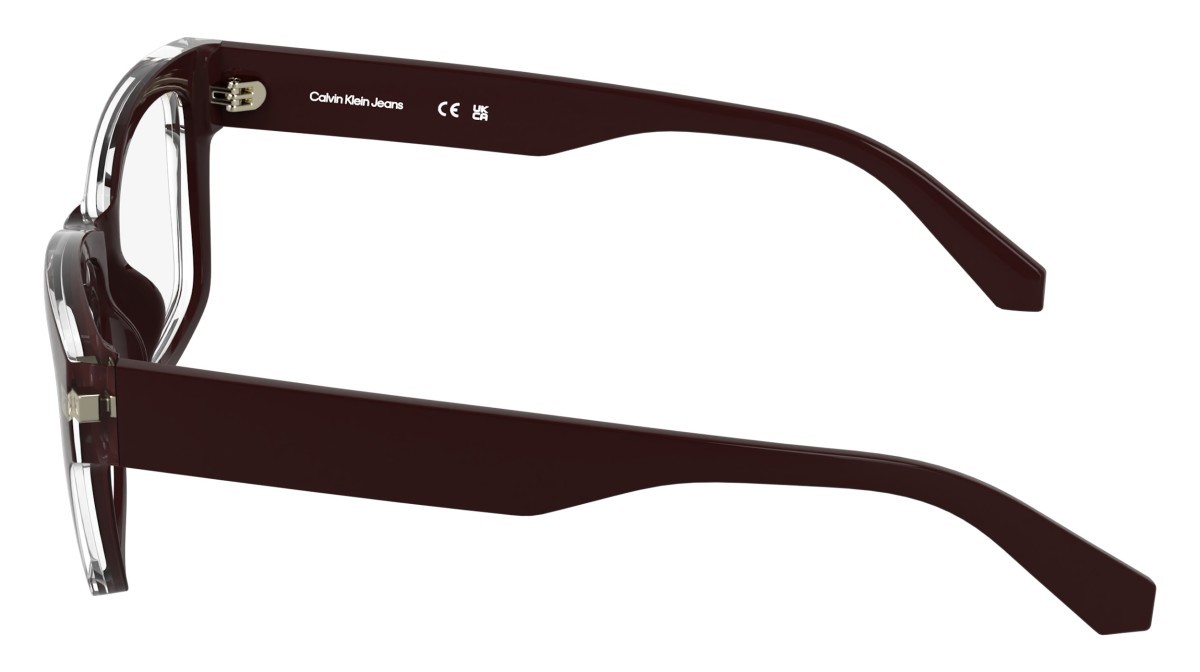 Eyeglasses Calvin Klein Jeans CKJ25628 (605) color burgundy shape cat eye 