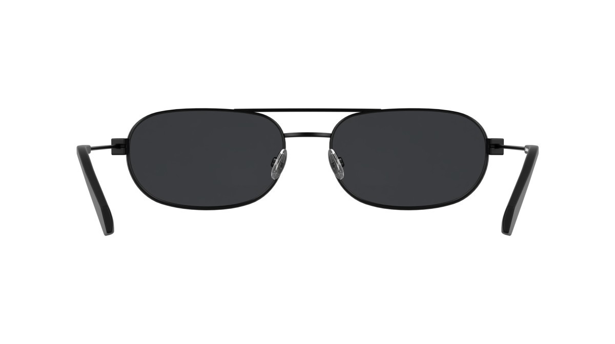 Sonnenbrillen Calvin Klein Jeans CKJ26202S (002) farbe matte black form oval gläser grey