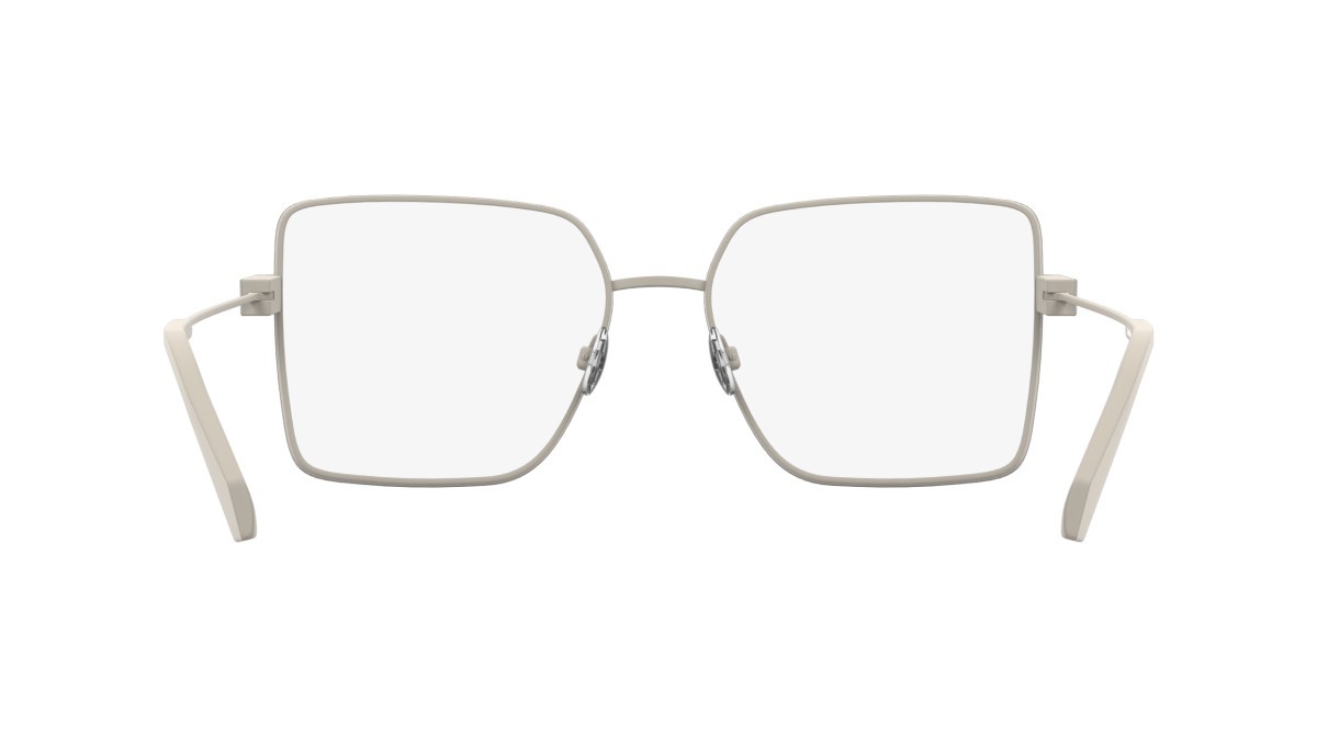Brillen Calvin Klein Jeans CKJ26203 (042) farbe silver/matte ivory form rechteckig 