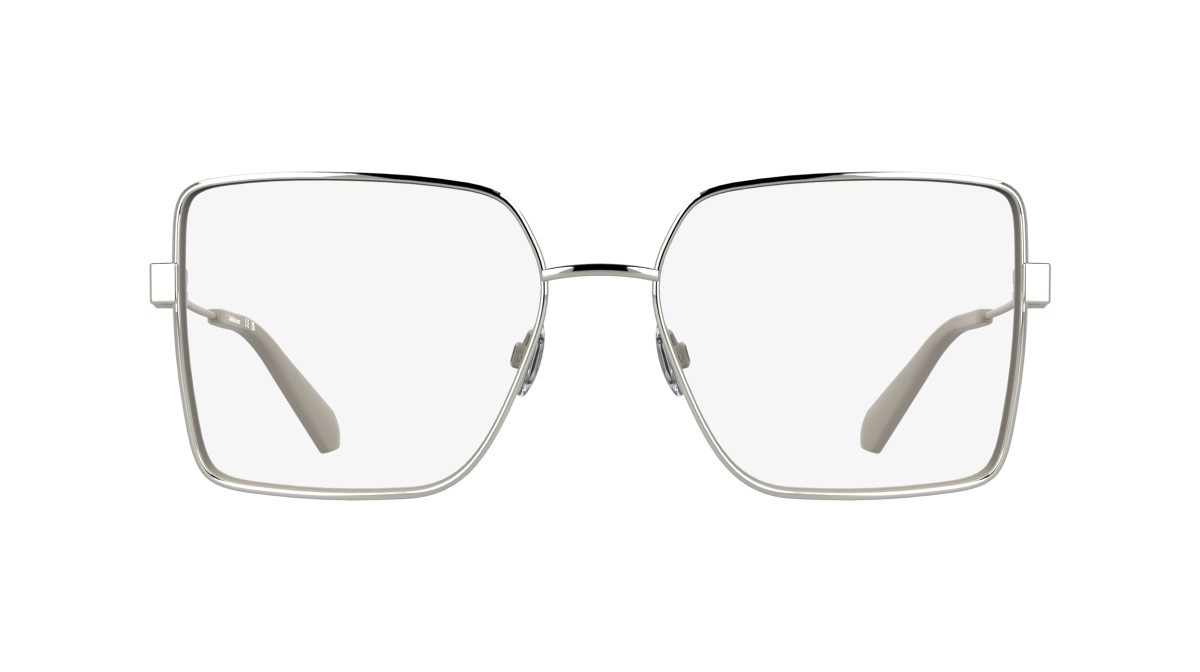 Brillen Calvin Klein Jeans CKJ26203 (042) farbe silver/matte ivory form rechteckig 