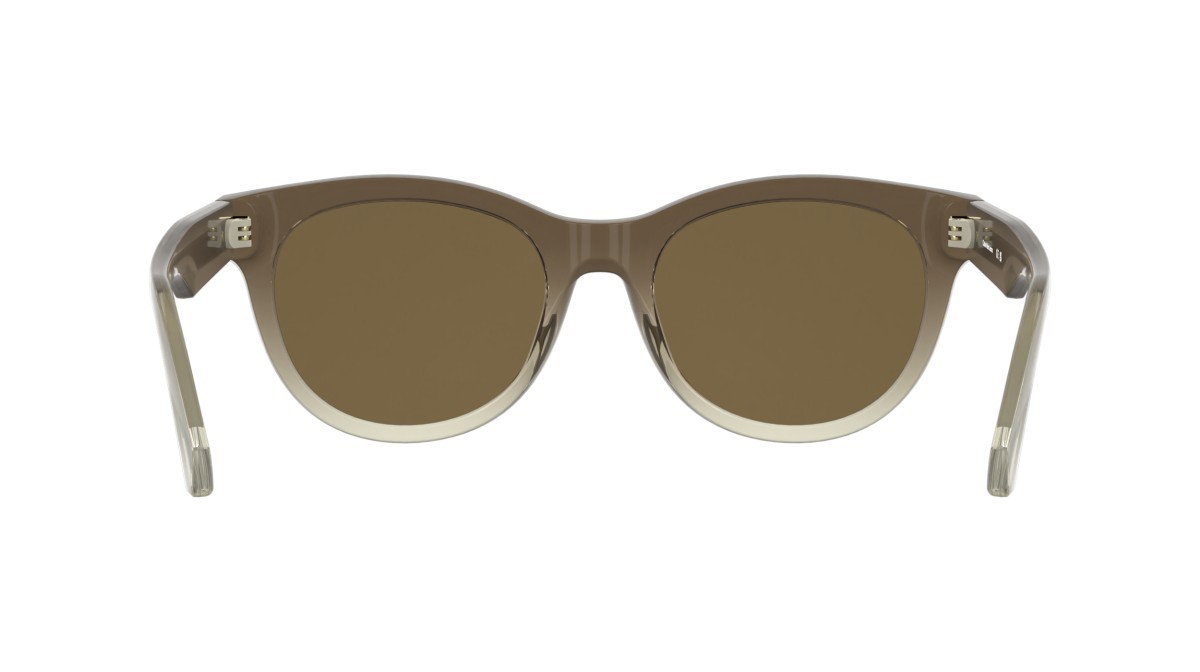 Sonnenbrillen Calvin Klein Jeans CKJ26600S (211) farbe transparent gradient brown/san form rund gläser solid light brown