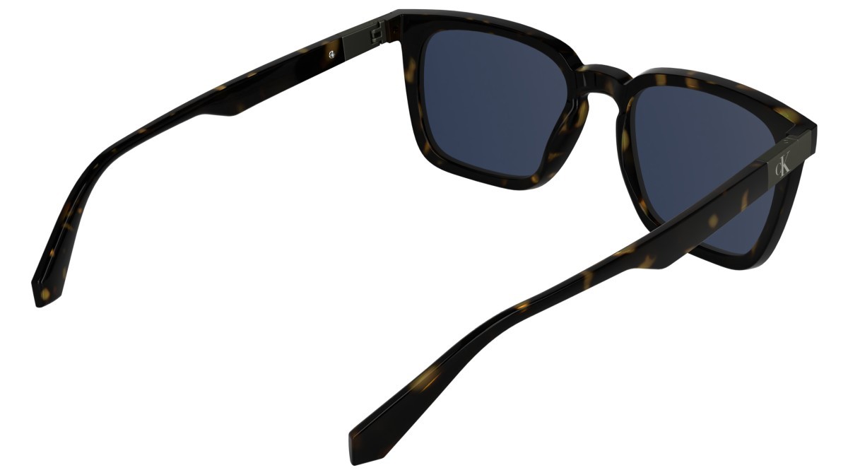 Sonnenbrillen Calvin Klein Jeans CKJ26603S (242) farbe dark havana form rechteckig gläser solid blue