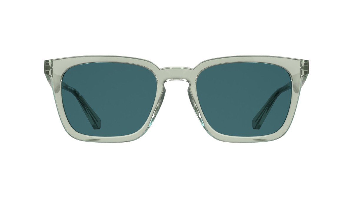 Sonnenbrillen Calvin Klein Jeans CKJ26603S (302) farbe transparent sage form rechteckig gläser solid blue