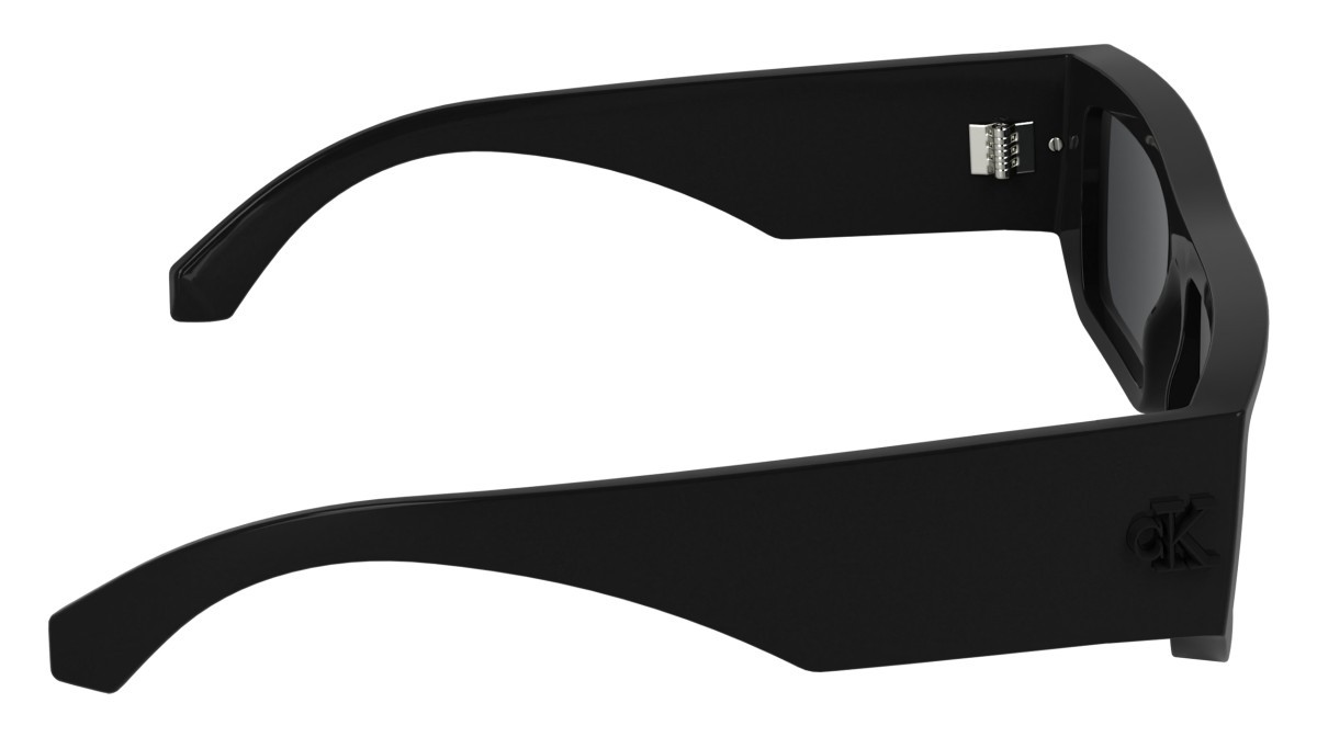 Sonnenbrillen Calvin Klein Jeans CKJ26607S (001) farbe black form rechteckig gläser grey