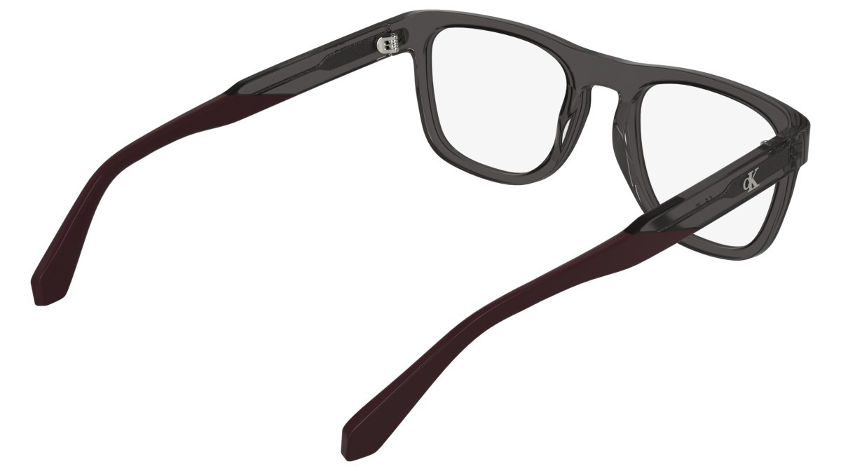 Brillen Calvin Klein Jeans CKJ26614 (050) farbe transparent grey form rechteckig 