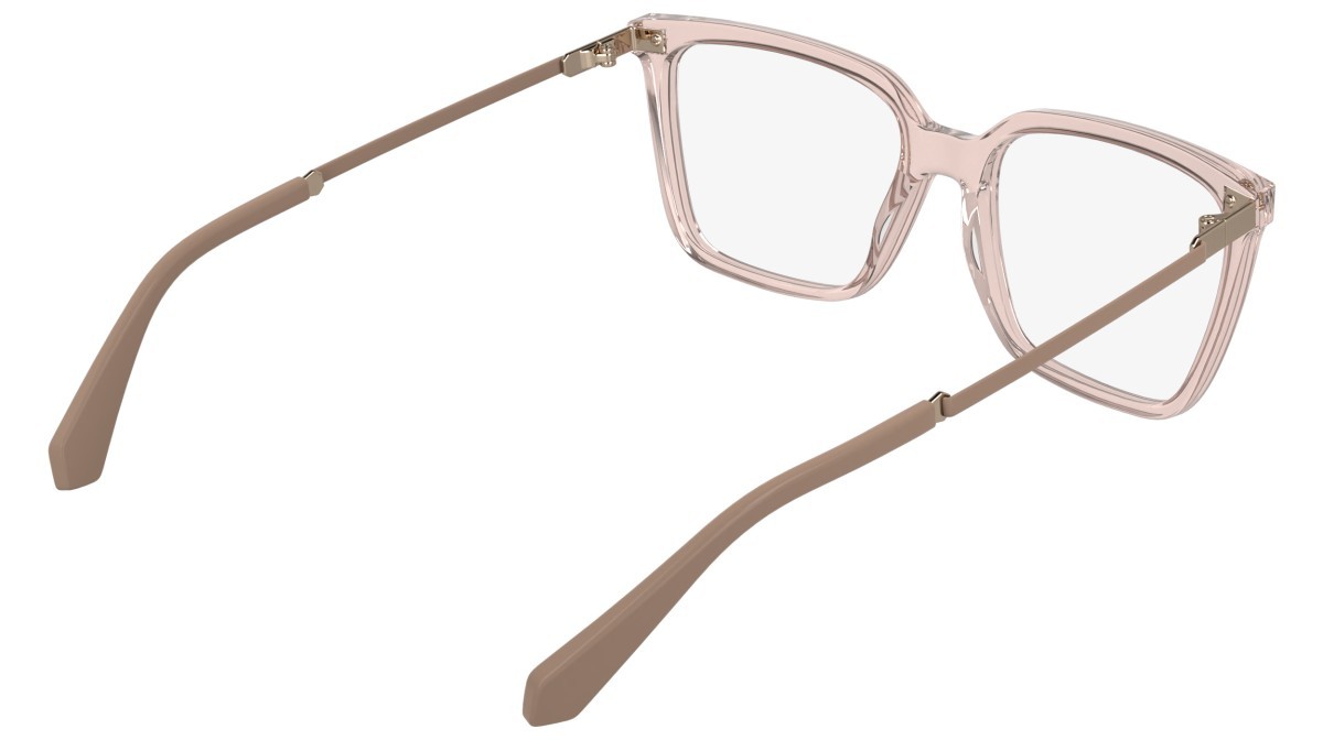 Brillen Calvin Klein Jeans CKJ26615 (272) farbe transparent nude form rechteckig 