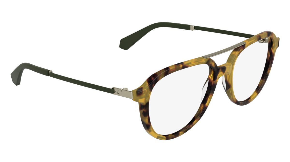 Occhiali da vista Calvin Klein Jeans CKJ26616 (240) colore light havana forma rotondo 