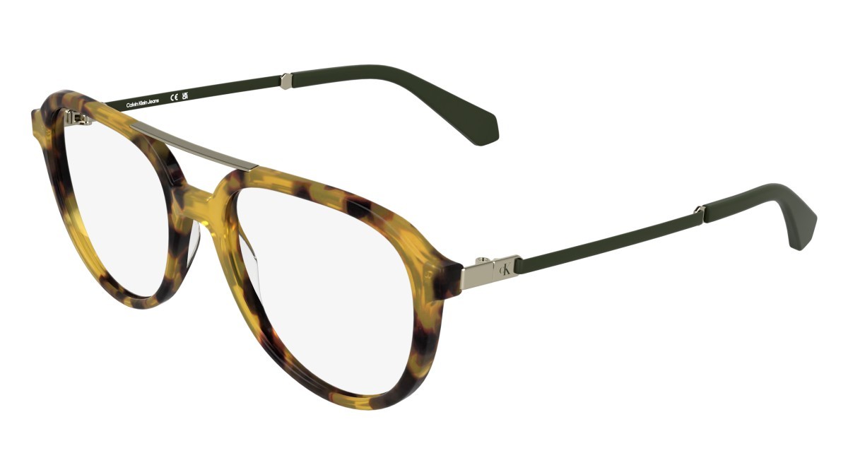 Occhiali da vista Calvin Klein Jeans CKJ26616 (240) colore light havana forma rotondo 