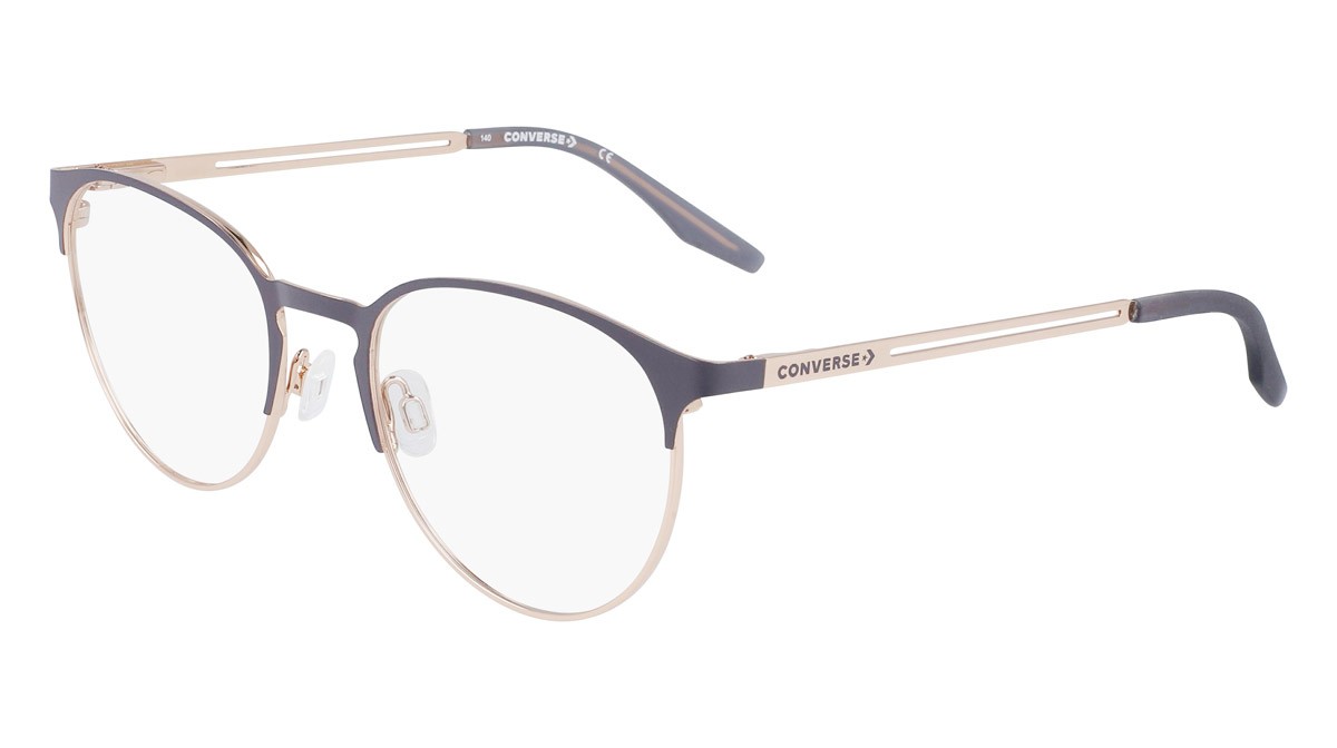 Eyeglasses Converse CV1003 (020) color matte light carbon shape round 