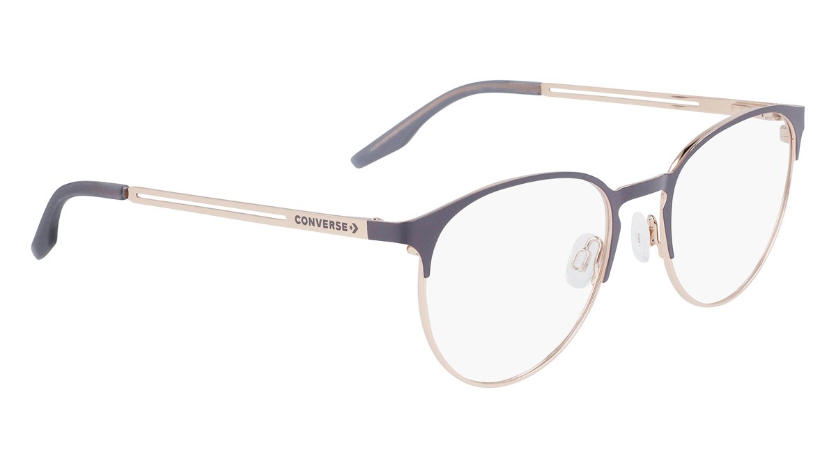 Eyeglasses Converse CV1003 (020) color matte light carbon shape round 
