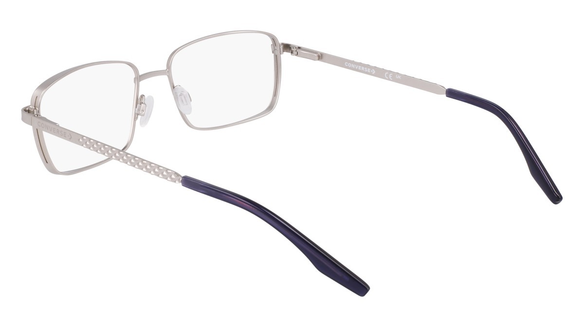 Brillen Converse CV1012 (045) farbe satin silver/uncharted waters form rechteckig 