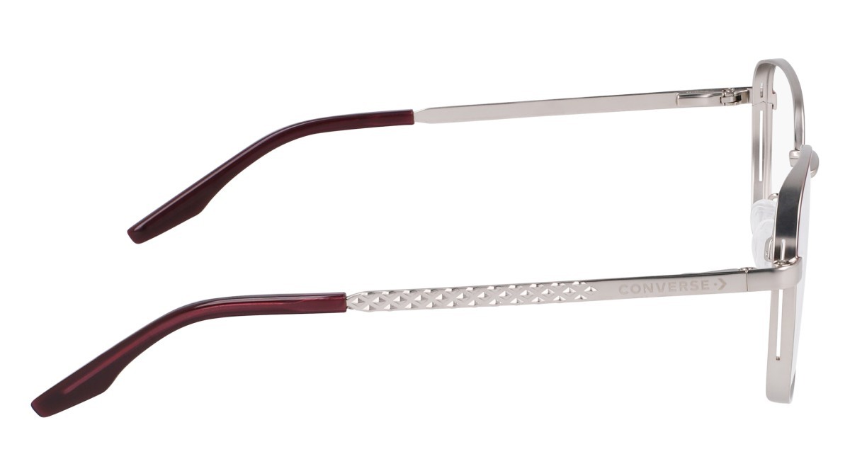 Eyeglasses Converse CV1013 (045) color satin silver/bordeaux shape round 