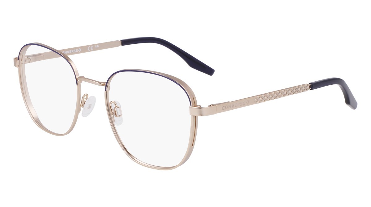 Eyeglasses Converse CV1013 N (717) color satin gold/uncharted waters shape round 