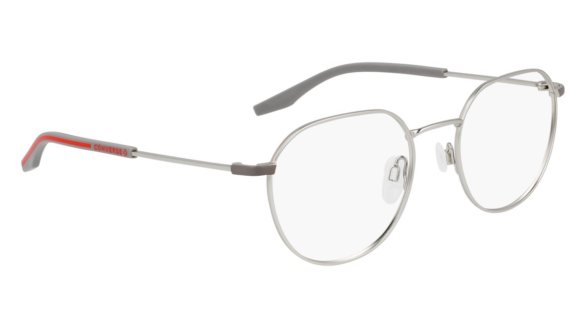 Eyeglasses Converse CV1019 (045) color satin silver shape round 