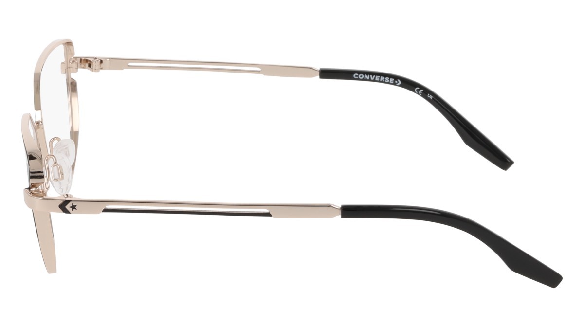 Eyeglasses Converse CV1035 (001) color black/gold shape cat eye 