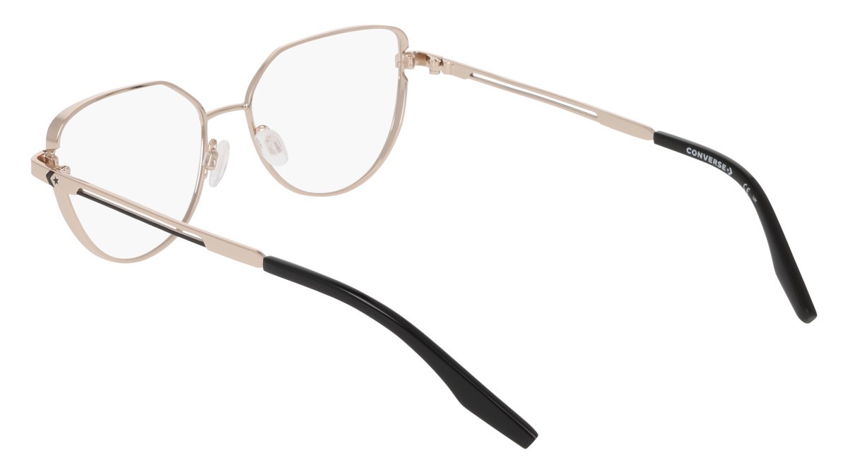 Eyeglasses Converse CV1035 (001) color black/gold shape cat eye 
