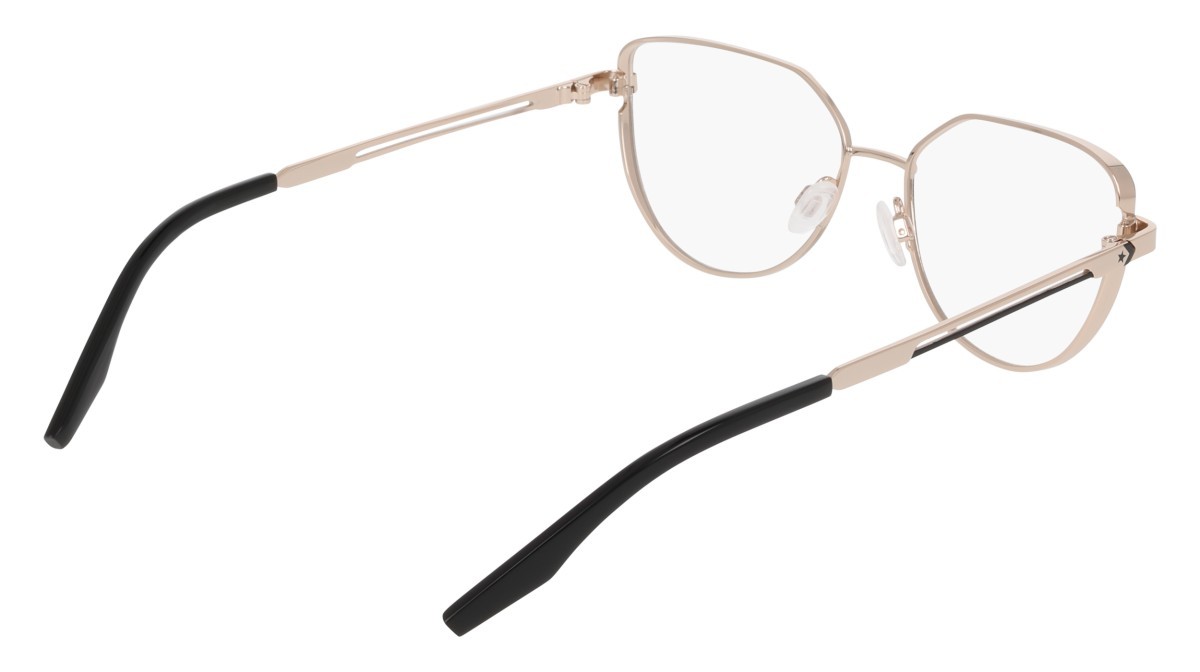 Eyeglasses Converse CV1035 (001) color black/gold shape cat eye 