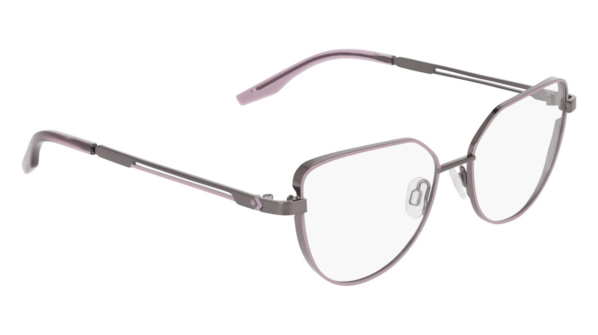Eyeglasses Converse CV1035 (539) color altitude lilac/gunmetal shape cat eye 