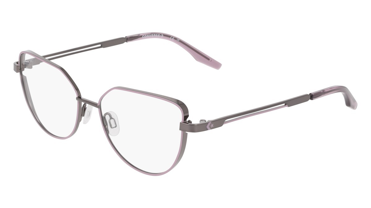 Eyeglasses Converse CV1035 (539) color altitude lilac/gunmetal shape cat eye 