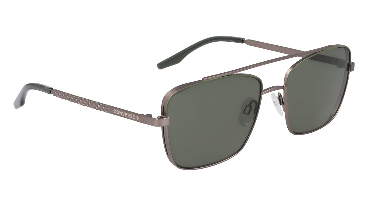 Sonnenbrillen Converse CV106S FOXING II (070) farbe satin gunmetal/cv utility form navigator gläser solid green