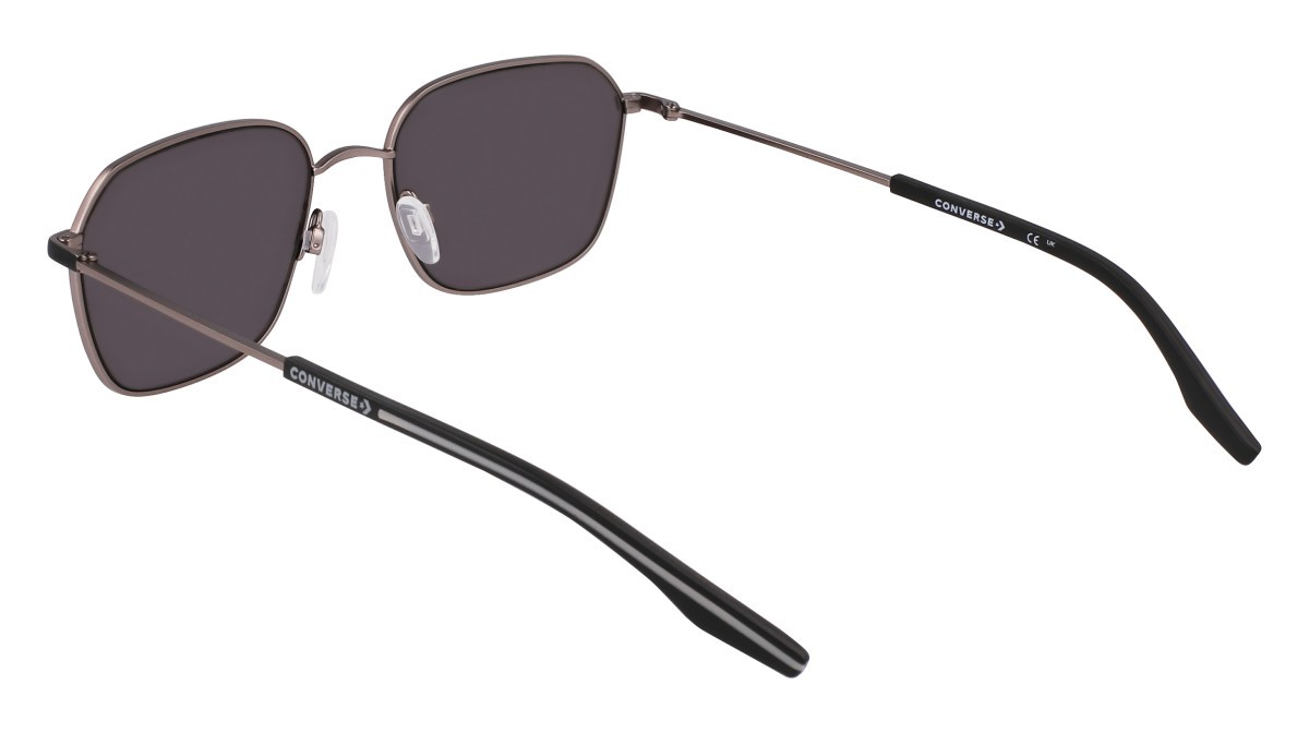 Sonnenbrillen Converse CV108S ACCELERATE (070) farbe satin gunmetal/black form rechteckig gläser solid smoke
