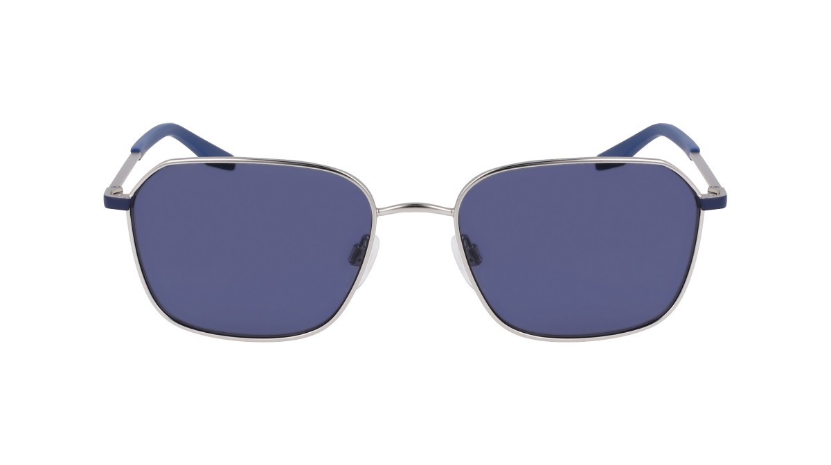 Sunglasses Converse CV108S N ACCELERATE (046) color satn silver/navy shape rectangle lenses solid blue