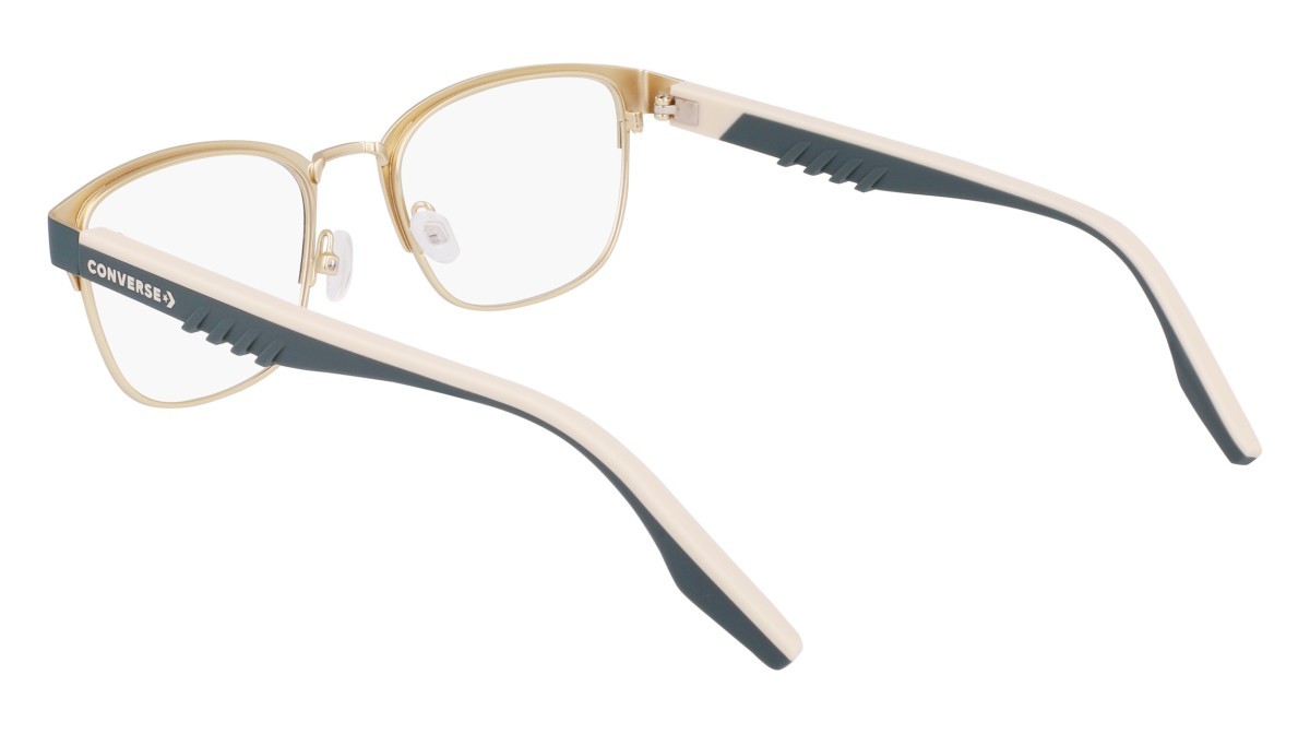 Eyeglasses Converse CV3027 (441) color matte true nature/gold shape square lenses matte mountain teal/gold