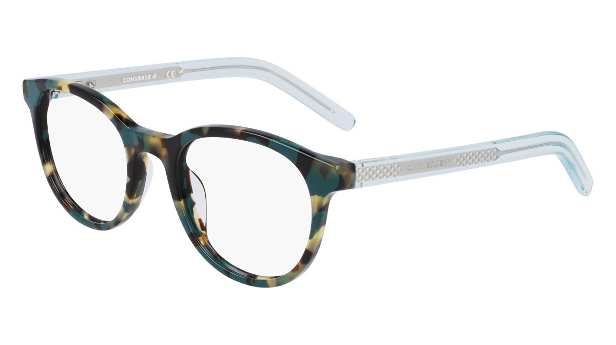 Brillen Converse CV5081 (446) farbe teal tokyo tortoise form rund gläser demo
